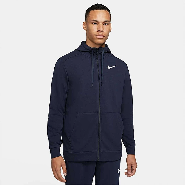 МЪЖКО ГОРНИЩЕ NIKE DRY HOODIE FZ FLC OBSIDIAN